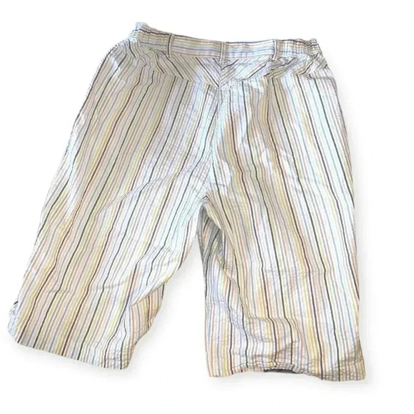 Seersucker vintage y2k Bermuda shorts - Picture 3 of 4